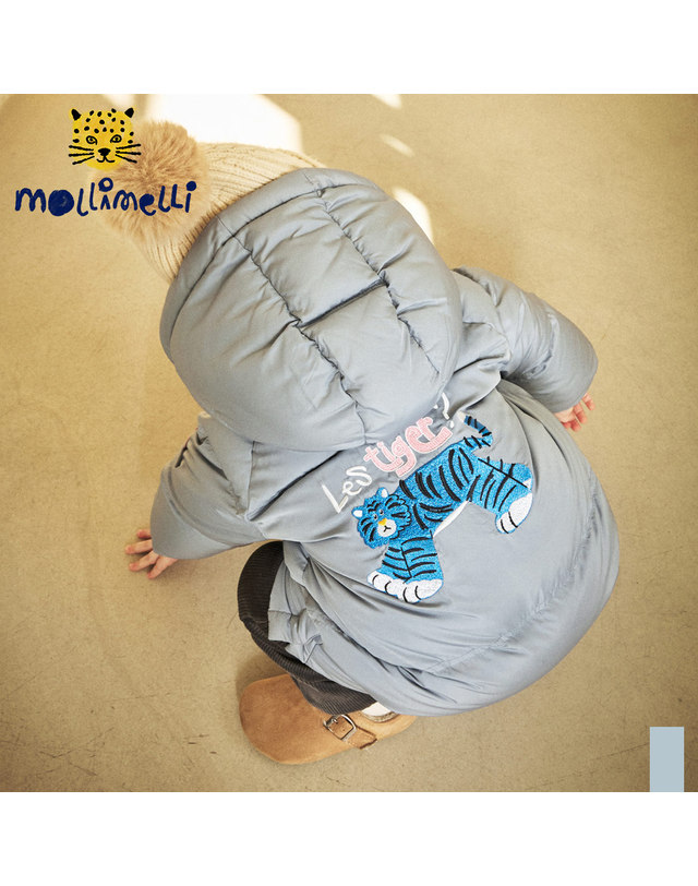 몰리멜리 윈터티거구스패딩점퍼 착용컷
