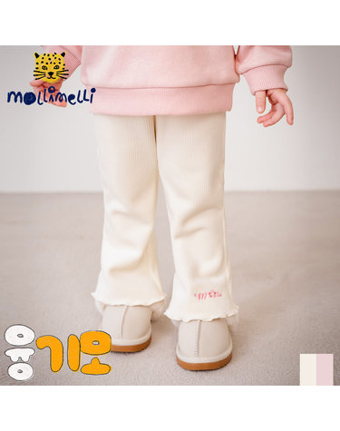 몰리쁘띠부츠컷벨로아본딩팬츠