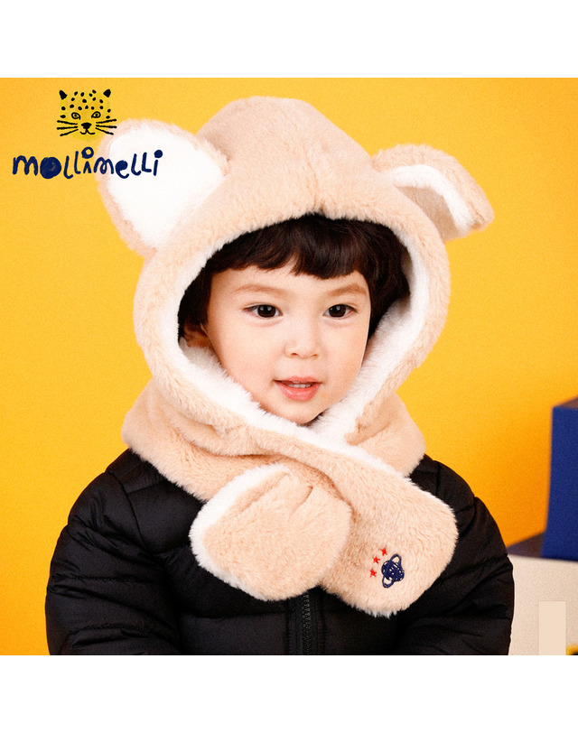 몰리멜리 탑유니버스후드워머 착용컷