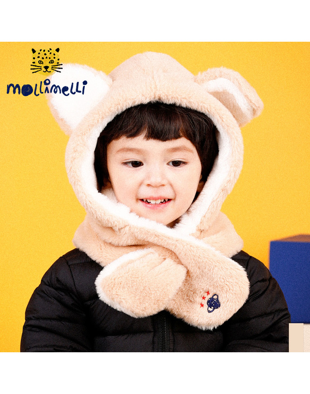 몰리멜리 탑유니버스후드워머 착용컷