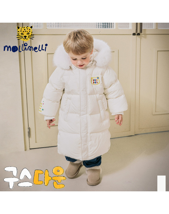 몰리멜리 메이크매직구스패딩점퍼 착용컷