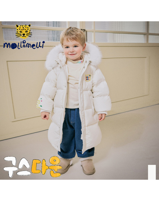 몰리멜리 메이크매직구스패딩점퍼 착용컷