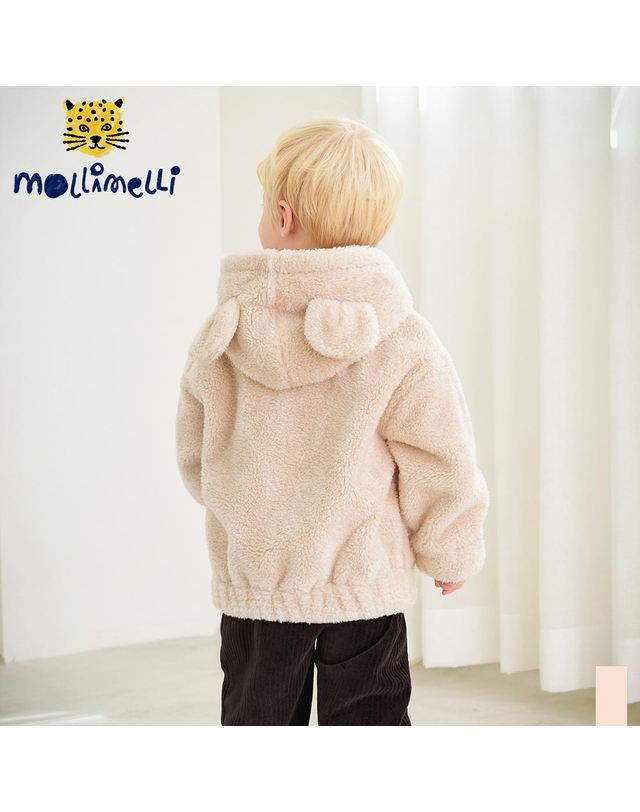 몰리멜리 통통베어소프트덤블점퍼 착용컷