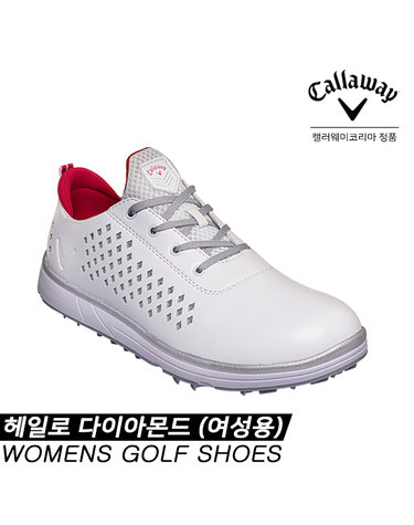 [캘러웨이코리아정품] 캘러웨이 2020 HALO DIAMOND(헤일로 다이아몬드) 골프화 [화이트&핑크][여성용]