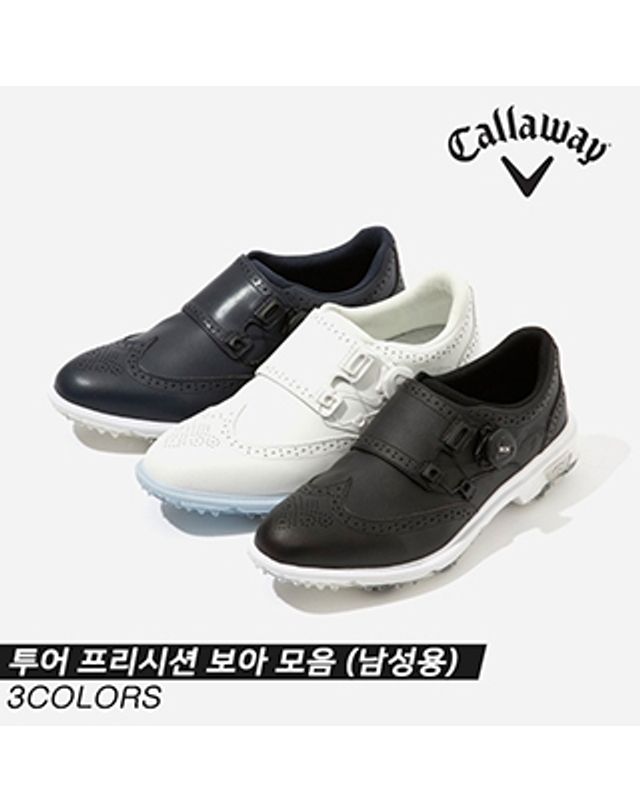 캘러웨이 캘러웨이 2020 캘러웨이 리미티드 투어 프리시션 보아 골프화 모음[남성용][3COLORS] 착용컷