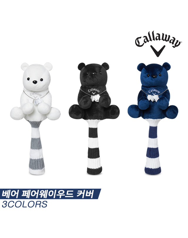 캘러웨이 캘러웨이 2023 베어(BEAR) 페어웨이우드 헤드커버[3COLORS][여성용] 착용컷
