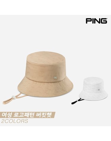 [삼양인터내셔널정품]2023 핑 여성 로고 패턴(LOGO PATTERN) 골프모자/버킷햇[2COLORS][여성용]