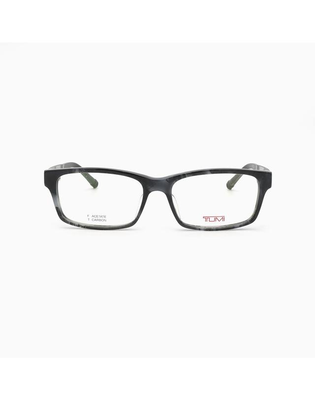 투미 [TUMI] 투미 남성 사각 안경테 아세테이트 TU10-0008-02 멀티컬러 카본템플 착용컷