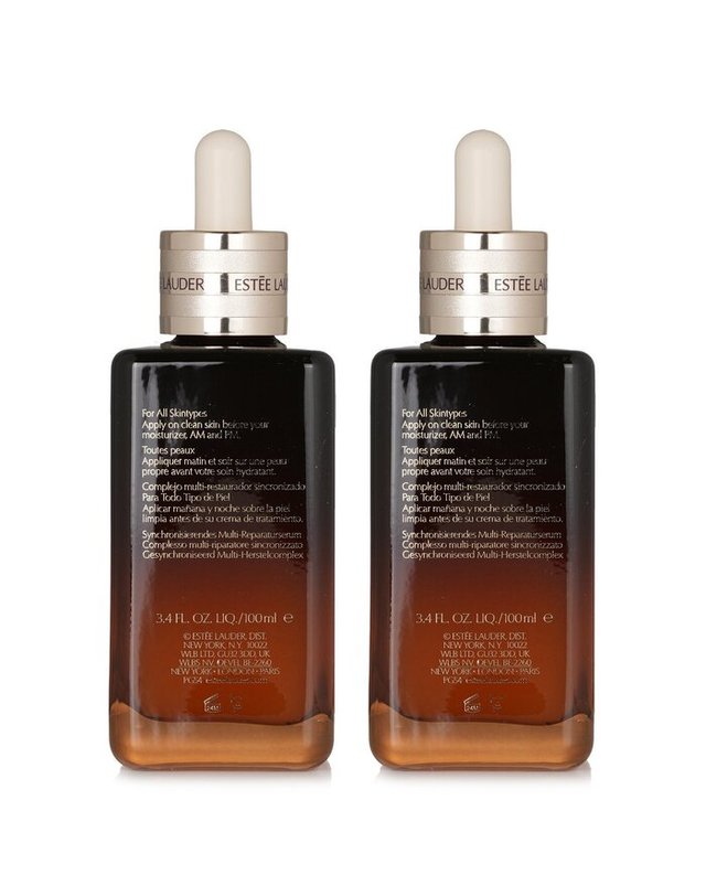 에스티로더 에스티로더 어드벤스드 나이트 고급 야간 수리 동기화 다중 복합 듀오 100ml 착용컷