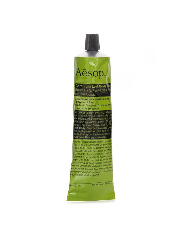 이솝 이솝 제라늄 제라늄 리프 바디 밤 100ml 착용컷
