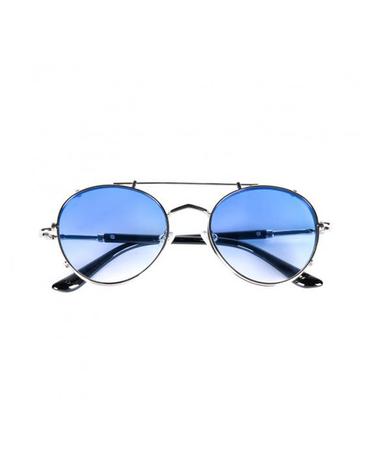 Esper Clip On Silver / Blue Tint Lens