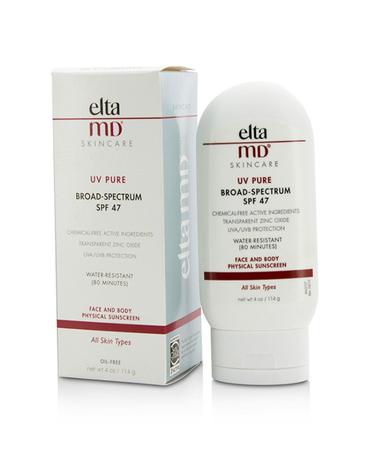 EltaMD 유브이 퓨어워터 리지스턴트 페이스 바디 피지컬 선 크 SF47 114g