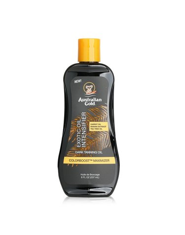 오스트레일리안 골드 다크 태닝 이그조틱 오일 인텐시파이어 라벨 약간  237ml