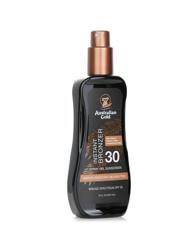 오스트레일리안 골드 오스트레일리안 골드 Sun Care 젤 S 30 인스턴트 브론저 237ml 착용컷