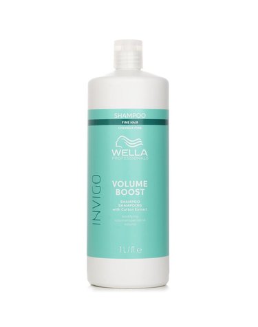 웰라 인비고  부스트 코튼 추출물이 된 인비고  부스트 샴푸 파인 헤어 1000ml