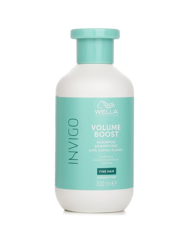 웰라 웰라 인비고 부스트 코튼 추출물이 된 인비고 부스트 샴푸 파인 헤어 300ml 착용컷