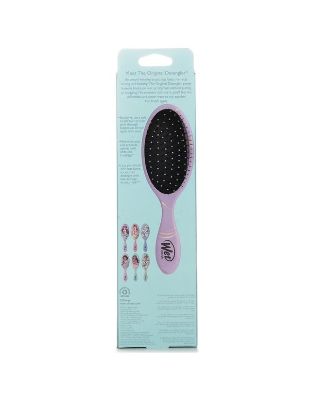 웻브러쉬 웻 브러쉬 디탱글 오리지널 디탱글러 우아한 디즈니 프린세스 재스민 헤어 브러시 1pc 착용컷