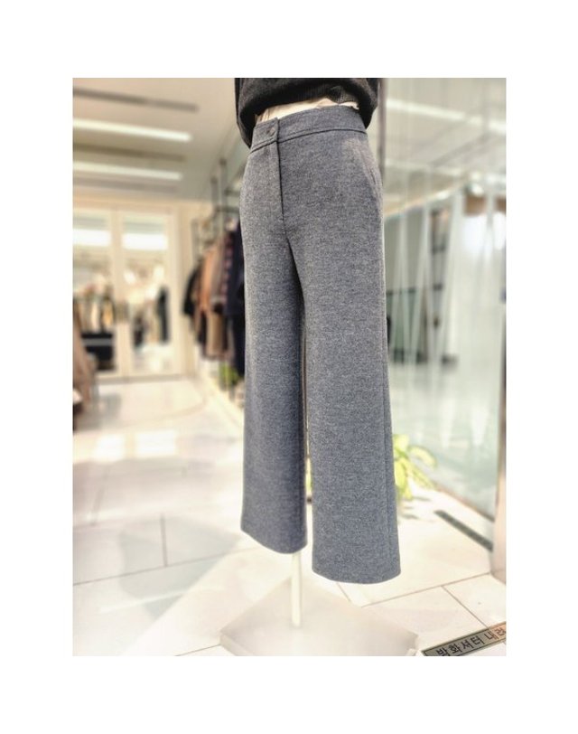 비씨비지 BCBG [갤러리아] [25F/W] 일자핏 울 팬츠 (B5WAP335) 착용컷