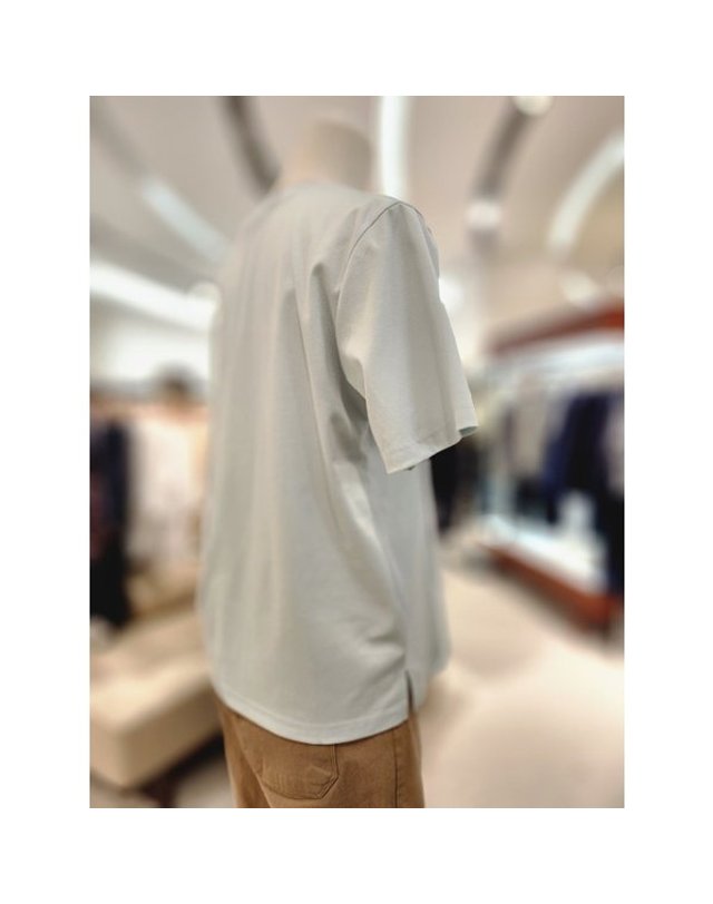 비씨비지 BCBG [갤러리아] [26S/M] 라운드 자수 티셔츠 (B6M6X450) 착용컷