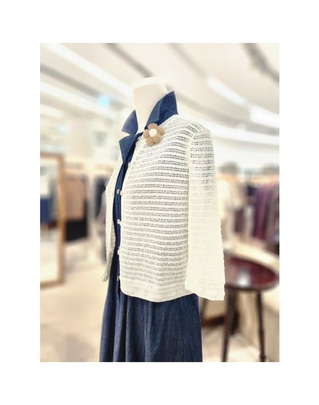 비씨비지 BCBG [갤러리아] [26S/M] 샤르데나볼레로 가디건 (B6M5K225) 착용컷