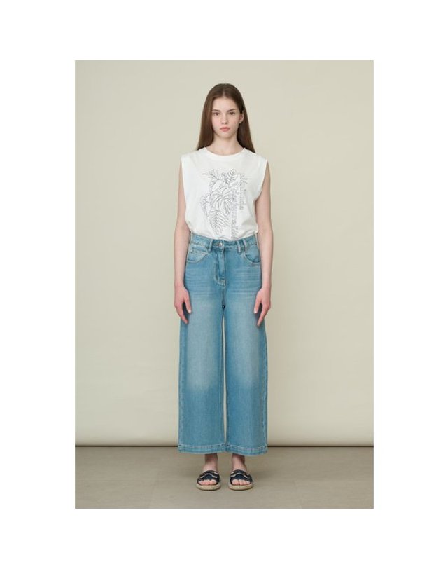 비씨비지 BCBG [갤러리아] [26S/M] 데님 팬츠 (B6F7P355) 착용컷