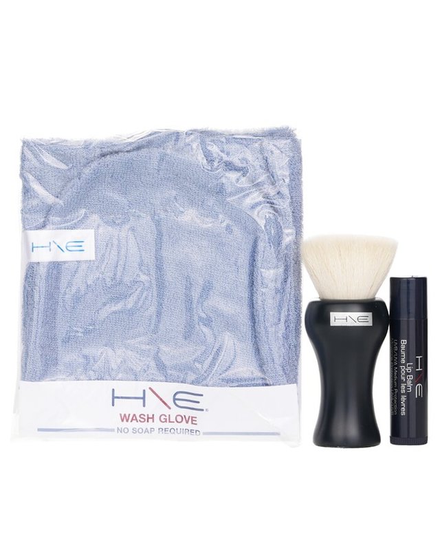 제인 아이어데일 제인 아이어데일 HE HE 미네랄즈 키트: 립밤 SF 15 + 페이셜 브러쉬 + 워시 글로브 +파우치 3제품+1파우치 착용컷
