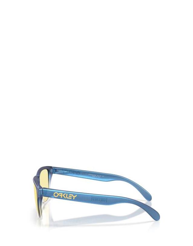오클리 [해외직구] 26FW 오클리 선글라스 OO9508 950807 MATT CYAN BLUE CLEAR SHIFT FADE 착용컷