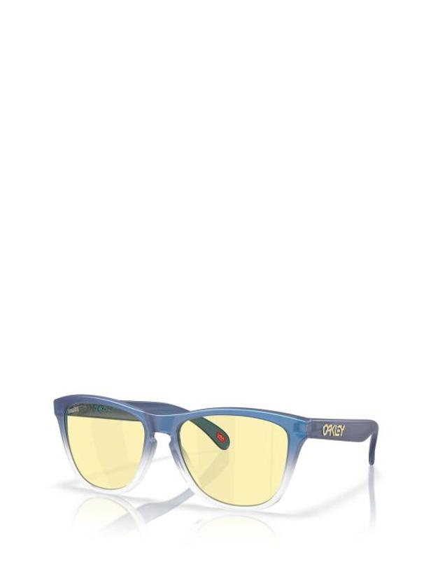 오클리 [해외직구] 26FW 오클리 선글라스 OO9013 9013M4 MATT CYAN BLUE CLEAR SHIFT FADE 착용컷