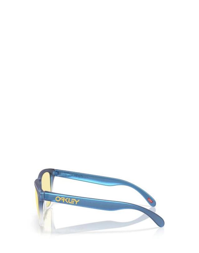 오클리 [해외직구] 26FW 오클리 선글라스 OO9013 9013M4 MATT CYAN BLUE CLEAR SHIFT FADE 착용컷