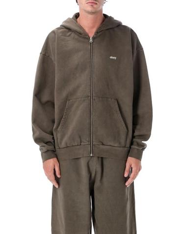 [해외직구] 26FW 오베이 후드 티셔츠 112460019 PBO PIGMENT BLACK OLIVE