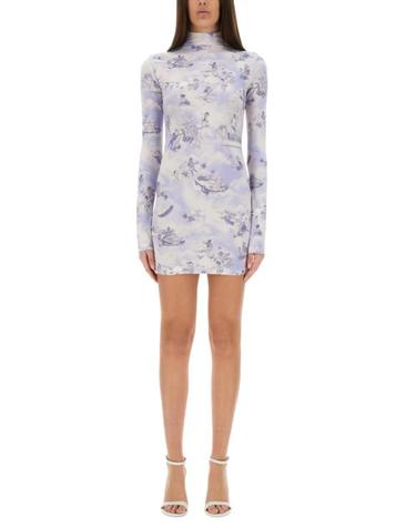 [해외직구] 25SS 오프화이트 숏 원피스 OWDB540 S25JER0024201 BABY BLUE