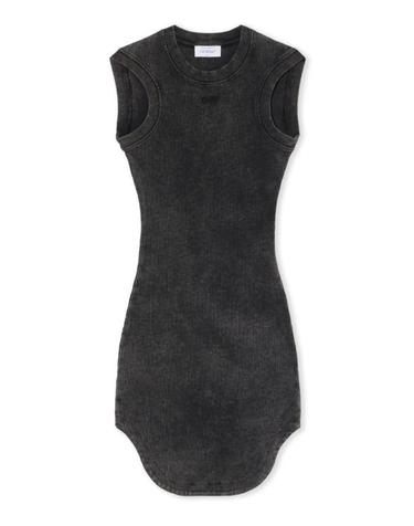 [해외직구] 25FW 오프화이트 미디 원피스 OWDB560 F25JER0011310 GREY