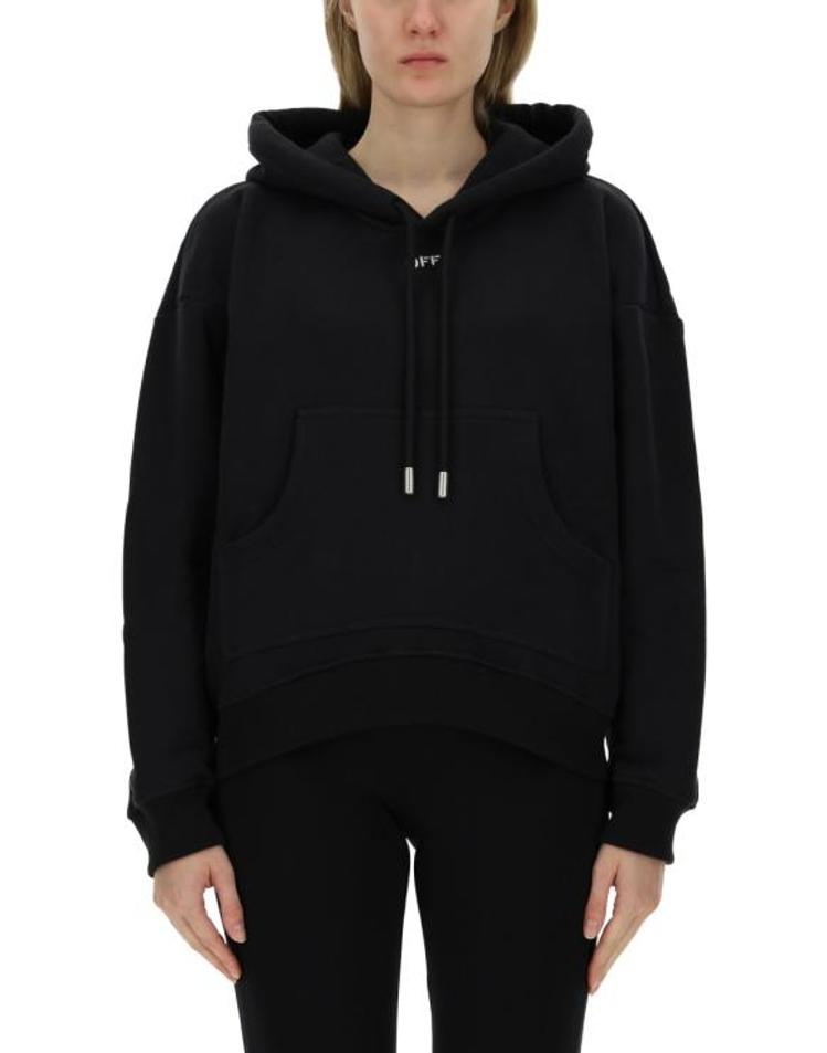 OFF WHITE [해외] 24FW 오프화이트 OFF 스탬프 후드 티셔츠 OWBB061 C99FLE0011001 BLACK EBNMXX71699