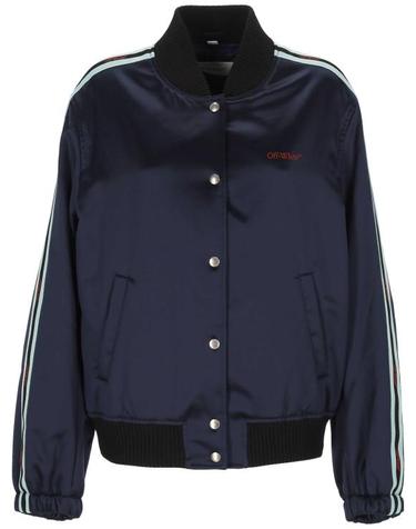[해외직구] 26SS 오프화이트 봄버 자켓 2EK00OS26FAB001 W932 NIGHT SKY HAUTE RED