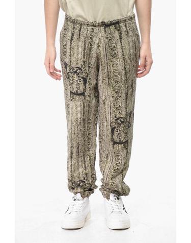 [해외직구] 오프화이트 트레이닝 조거 팬츠 OMCH014S190030249901 Military Green