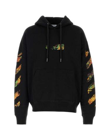 [해외직구] 26FW 오프화이트 후드 티셔츠 44MBB085F26F004001 BLACK