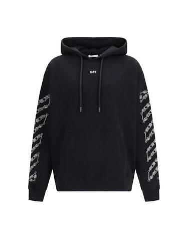 [해외직구] 26SS 오프화이트 후드 티셔츠 44MBB085S26F0050010001 BLACK