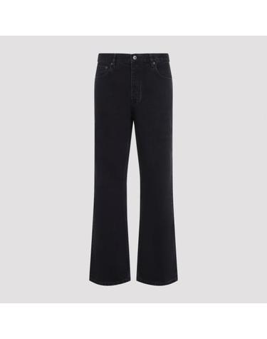 [해외직구] 26FW 오프화이트 데님 팬츠 44MYA18JF26D00E019 STONE RAW BLACK