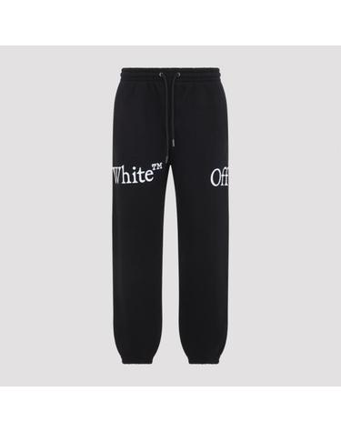 [해외직구] 26FW 오프화이트 트레이닝 조거 팬츠 44MCH057F26F001001 BLACK