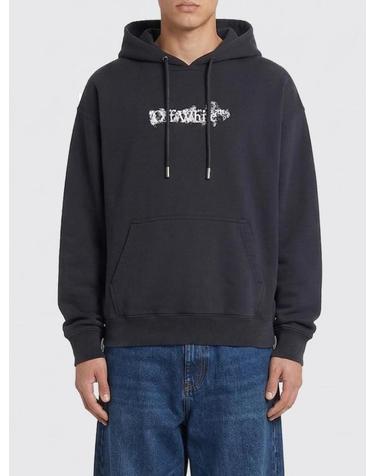 [해외직구] 26SS 오프화이트 후드 티셔츠 44MBB085S26F00H 0001 Black
