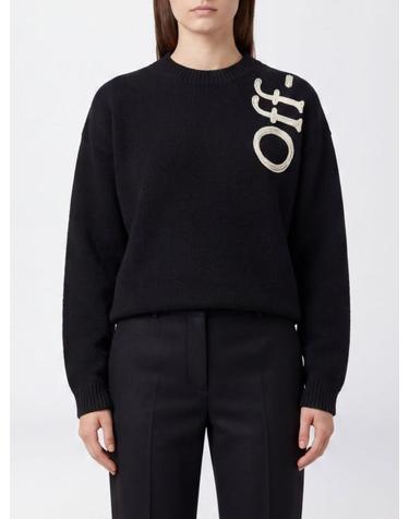 [해외직구] 26FW 오프화이트 스웨터 2FE00534T W043 White