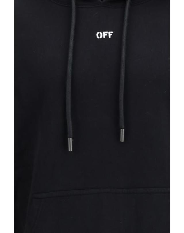 오프화이트 [해외직구] 26SS 오프화이트 후드 티셔츠 44MBB085S26F005001 0001 BLACK 착용컷