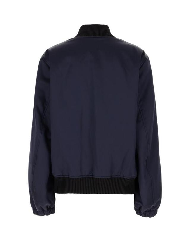 오프화이트 [해외직구] 26SS 오프화이트 자켓 OWEK00OS26FAB001 4927 NIGHT SKY HAUTE RED 착용컷