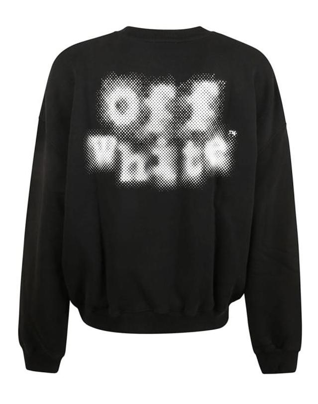 오프화이트 [해외직구] 25FW 오프화이트 스웨터 OMBA070F25FLE0031001 Black 착용컷