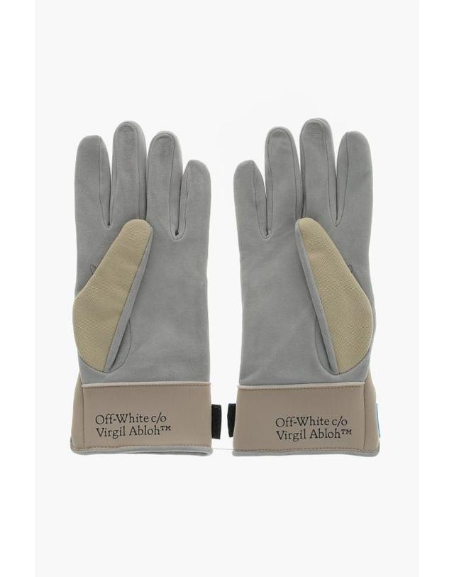 오프화이트 [해외직구] 오프화이트 장갑 OMNE030F23FAB0016110 Beige 착용컷