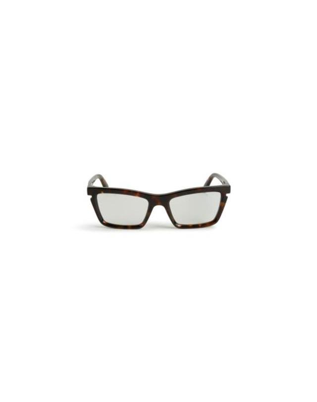 오프화이트 [해외직구] 25SS 오프화이트 안경 OERJ050 STYLE 50 BROWN 착용컷