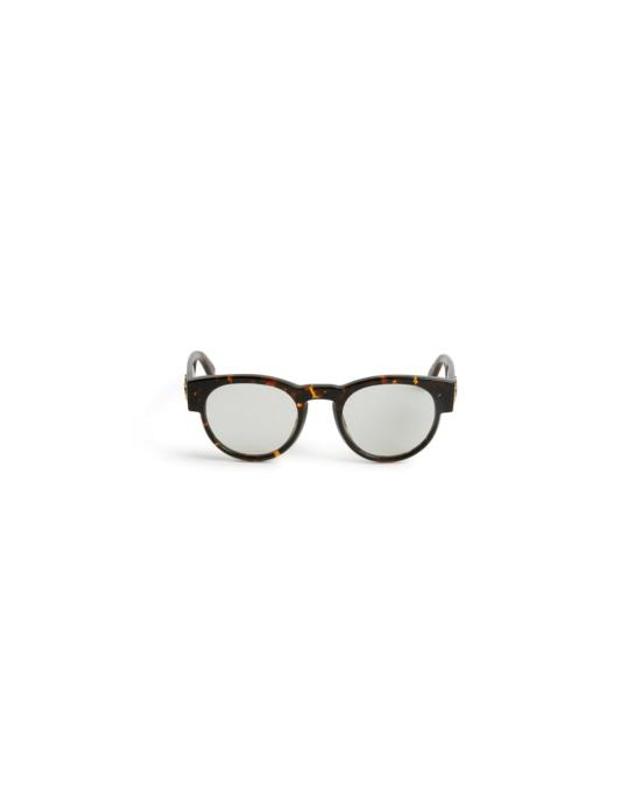 오프화이트 [해외직구] 26SS 오프화이트 안경 OERJ058 STYLE 58 BROWN 착용컷
