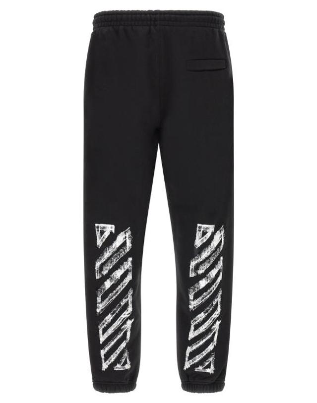오프화이트 [해외직구] 26FW 오프화이트 트레이닝 조거 팬츠 OF339718BM BLACK 착용컷