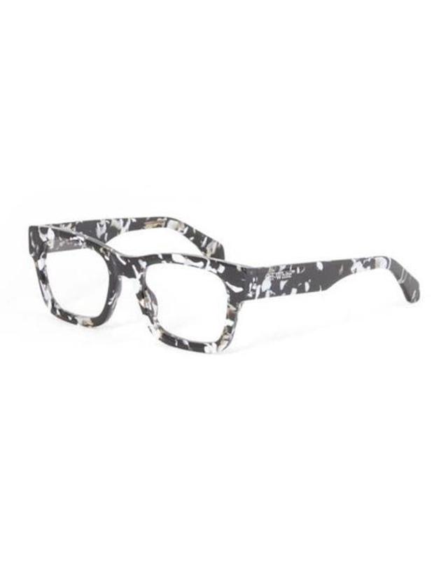 오프화이트 [해외직구] 오프화이트 안경 OERJ078STYLE781200 WHITE 착용컷