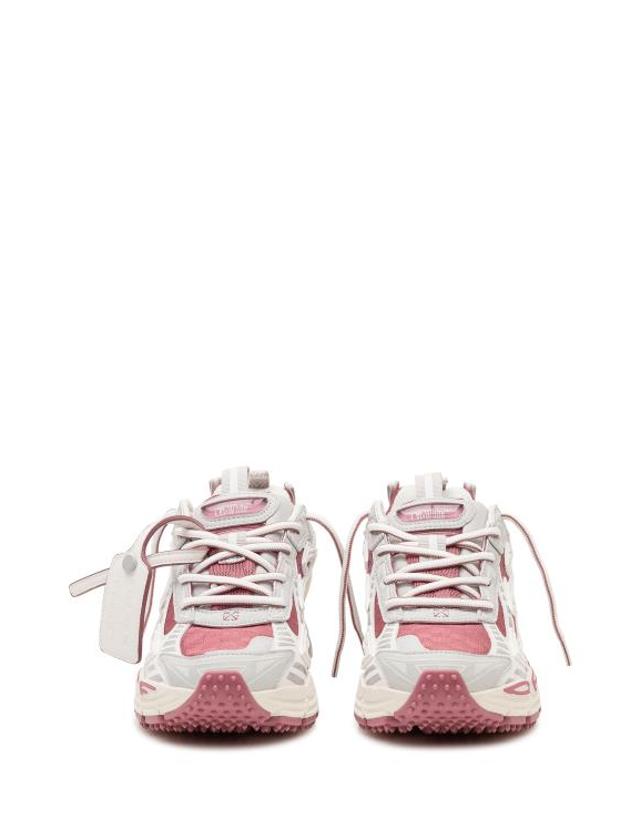오프화이트 [해외직구] 26FW 오프화이트 스니커즈 OF05750651 MAGWHT MAGENTA WHITE 착용컷